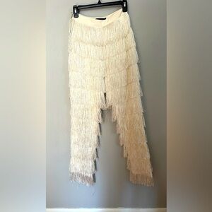 Lavish Alice ankle length fringe pants